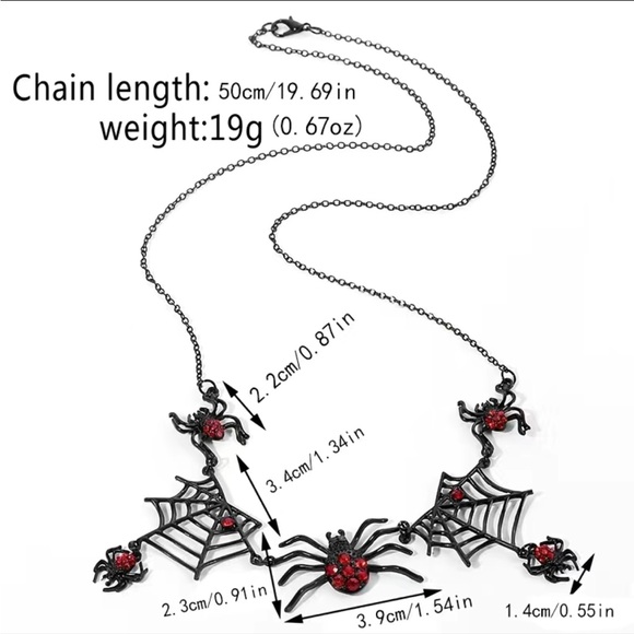 Spiderweb Necklace - Picture 3 of 8